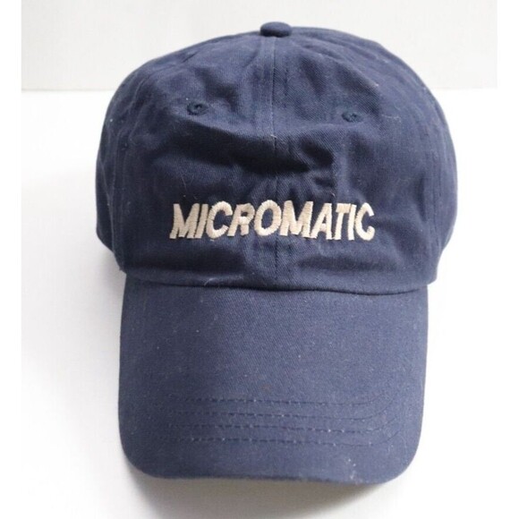 Micromatic Navy Blue Anvil Hat‎ Cap - Picture 1 of 5